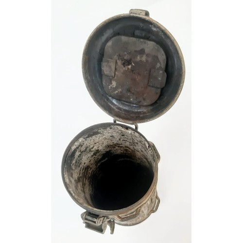 678 - WW2 German Africa Corps Gas Mask Canister. This is a very early Mk II Model which were made from 193... 