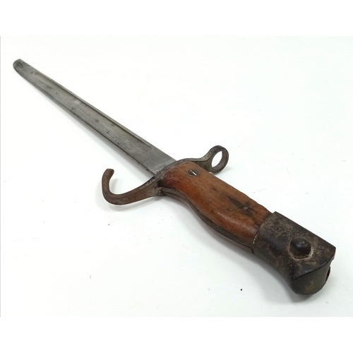 501 - Rare WW2 Chinese Made Type 60 Bayonet. These were made to fit captured Japanese Rifles.