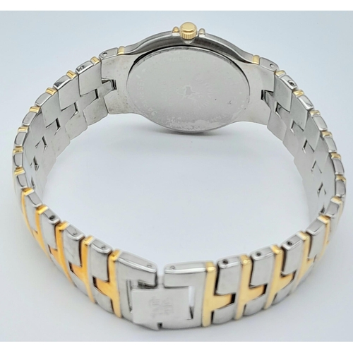 1082 - An Unworn, Ex Display, Bi-Metal Beverly Hills Polo Quartz Watch. Replacement Battery Fitted November... 