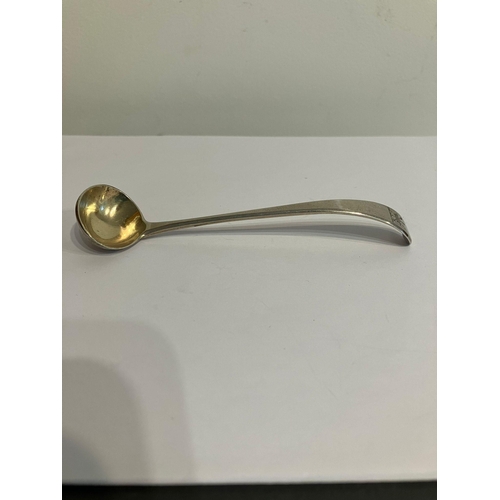 118 - Antique Georgian SILVER CONDIMENT LADLE. Clear hallmark for Thomas Northcote, circa 1780 to 1800. Be... 