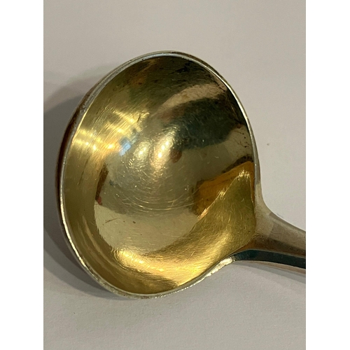 118 - Antique Georgian SILVER CONDIMENT LADLE. Clear hallmark for Thomas Northcote, circa 1780 to 1800. Be... 