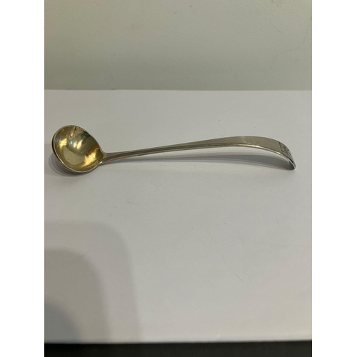 118 - Antique Georgian SILVER CONDIMENT LADLE. Clear hallmark for Thomas Northcote, circa 1780 to 1800. Be... 