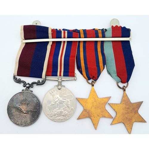 380 - An RAF WW2 long service group consisting of the 1939/45 Star, The Burma Star, the War Medal 1939/45 ... 