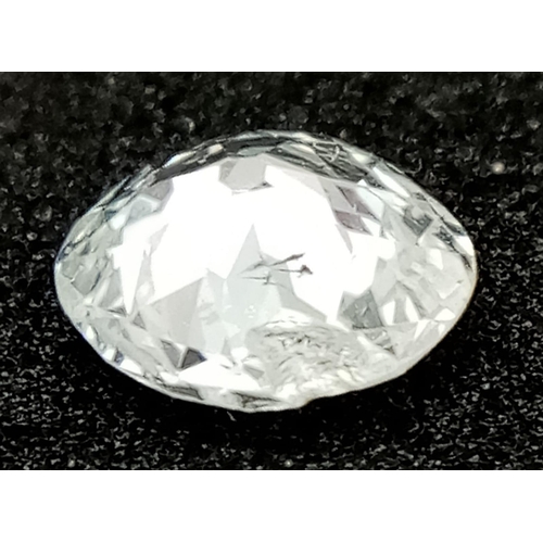 389 - 0.61CT OLD CUT CUSHION SHAPED LOOSE DIAMOND, CHIP ON EDGE