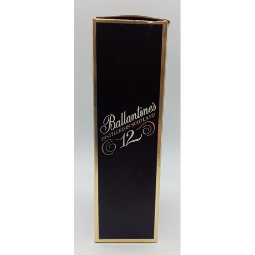 746 - A Scarce 1980’s Unopened Bottle of Ballantine’s ‘12 Year Old -Very Old
Scotch Whisky’ In Original Bo... 