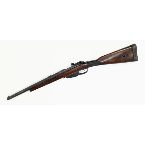 840 - A 1915 BOLT ACTION HEMBRUG HARPOON BLANC FIRING RIFLE, COME WITH DEACTIVATION CERTIFICATE . UK & Eur... 