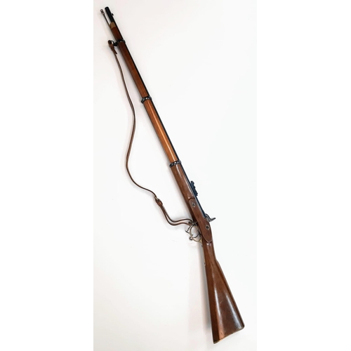 875 - AN 1853 PARKER-HALE (ENFIELD) .577 CALIBRE PERCUSSION RIFLE IN VERY NIC E CONDITION (DEACTIVATED). U... 