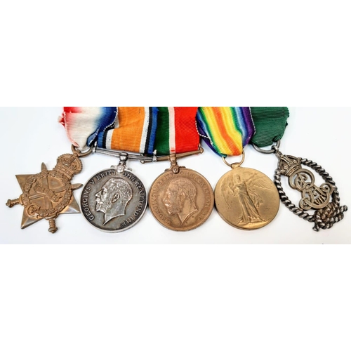 10 - An interesting WW1 and long service group of five medals to a senior Royal Naval Reserve officer who... 