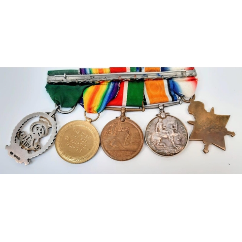 10 - An interesting WW1 and long service group of five medals to a senior Royal Naval Reserve officer who... 