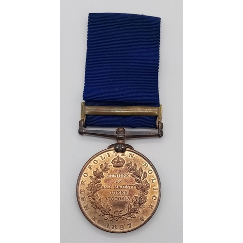 939 - Queen Victoria’s Police (Golden) Jubilee Medal 1887, together with the ‘1897’ clasp for the Diamond ... 