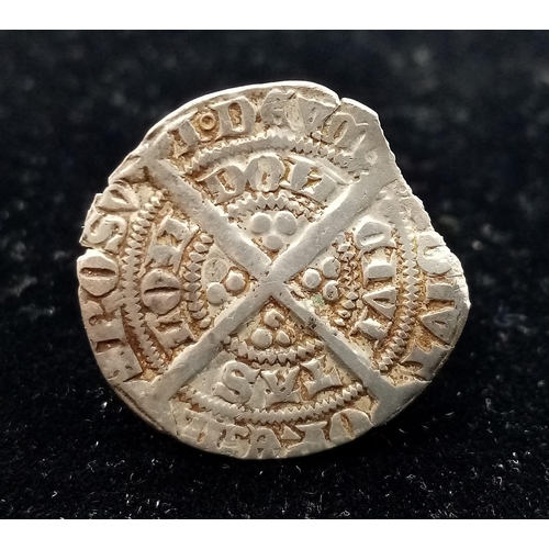 1214 - A Edward III, Half Groat.
London Class C, pre treaty period.
Weight: 1.58g

S1574