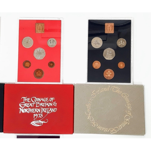 1565 - Six, Proof Year Sets.
Including 1971, 73, 75, 76, 77 & 80.
See photos for condition.