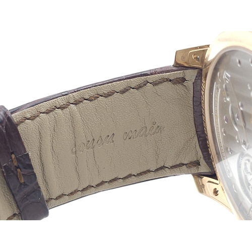 15 - A Girard-Perregaux 18k Gold Classic Bridges Gents Watch. 
Original Alligator strap with gold buckle.... 