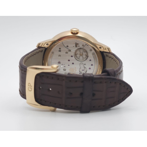 15 - A Girard-Perregaux 18k Gold Classic Bridges Gents Watch. 
Original Alligator strap with gold buckle.... 