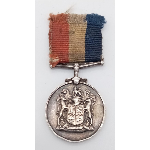 1649 - A South African War Services Medal.
Medal measures 1.5cm wide and including the ribbon measures 3.5c... 