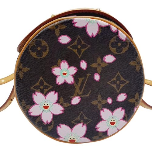 419 - A LOUIS VUITTON MONOGRAM CHERRY BLOSSOM M92009 PAPILLON HANDBAG .   28 X 14cms