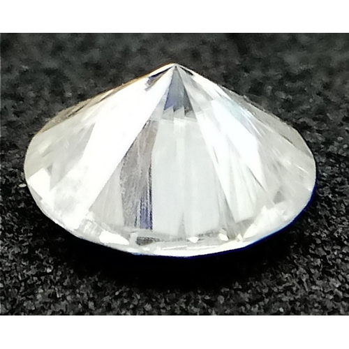 477 - A ROUND BRILIANT CUT MOISSANITE 0.89CT
ref: AS 6006