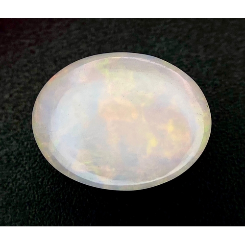 581 - A Parcel of Natural Stones, consisting of one Natural White Fire Opal and one Natural Opal.
Both Sle... 