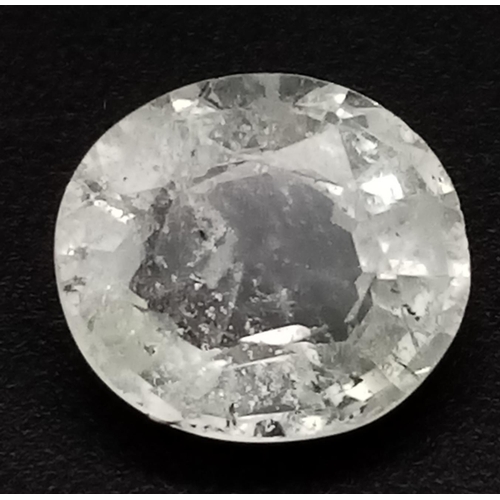 1115 - A 4.42ct Oval Natural Topaz Gemstone. Comes with a WGI certificate.