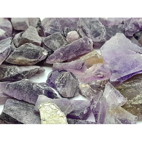 1197 - A 319ct Rough Amethyst Gemstones Lot.