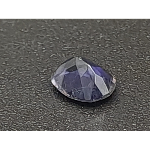 765 - Set of 2 Gemstones - 0.40 Ct Faceted Iolite Gemstone & 12.80 Ct Faceted Rutile quartz Gemstone, Oval... 