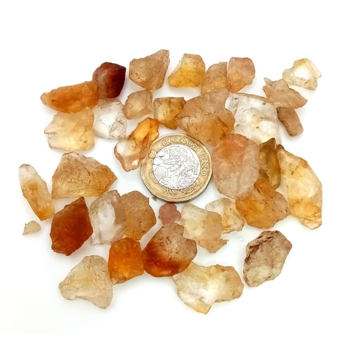 614 - A 254ct Rough Citrine Gemstones Lot.