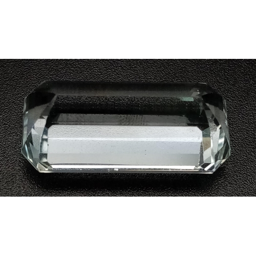 636 - A Rare 17.43ct Goshenite Gemstone (White Aquamarine) from Pakistan. GFCO Swiss Certified