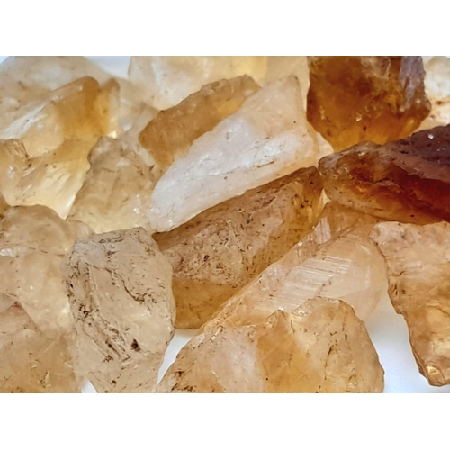 643 - A 332ct Rough Citrine Gemstone Lot.