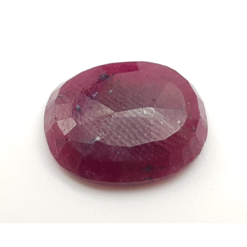 644 - 17.10ct Oval Ruby Gemstone GLI Certified