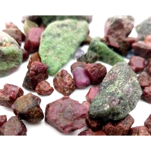 658 - A 275ct Rough Ruby Zoisite Gemstone Lot.