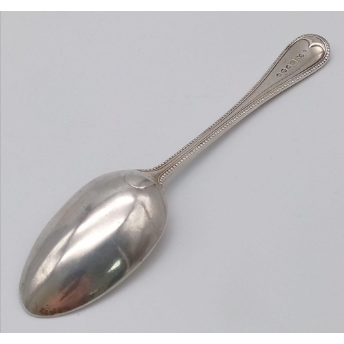 139 - An antique Victorian sterling silver spoon. Total weight 47.35G. Total length 18cm. Please see photo... 