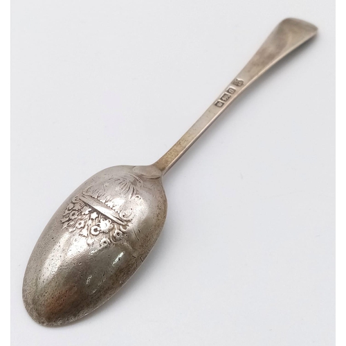 97 - An antique sterling silver sugar spoon. Full hallmarks Sheffield, 1906. Total weight 12.1G. Total le... 