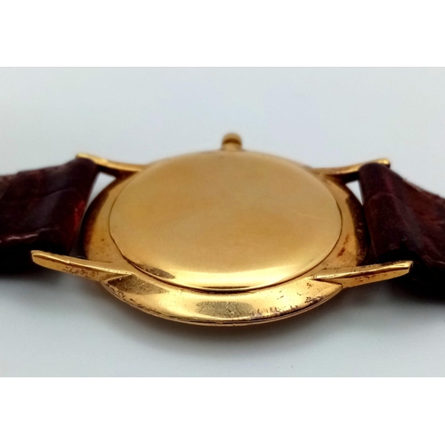 1 - A Rare Vintage Ultra-Thin 18K Gold Vacheron and Constantin Gents Watch. Seventeen jewels, 1003 calib... 