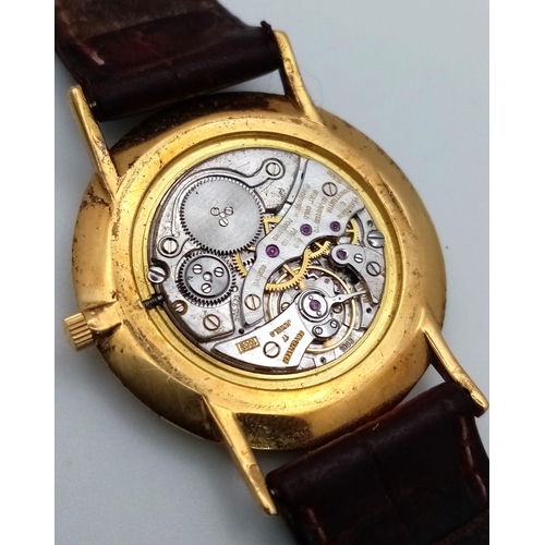 1 - A Rare Vintage Ultra-Thin 18K Gold Vacheron and Constantin Gents Watch. Seventeen jewels, 1003 calib... 