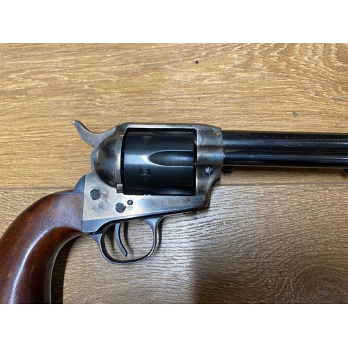 263 - A Deactivated Brocock 1873 Peacemaker Revolver. Calibre - .22. Barrel length - 7.5 inches. Latest EU... 