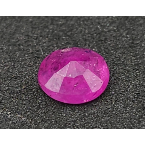 770B - A 0.73ct Burmese Ruby Gemstone. Comes with a GFCO certificate and a presentation case.