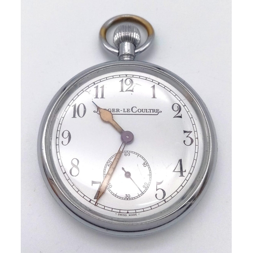 A JAEGER LE COULTRE POCKET WATCH MADE FOR THE U.K. SPACE AGENCY