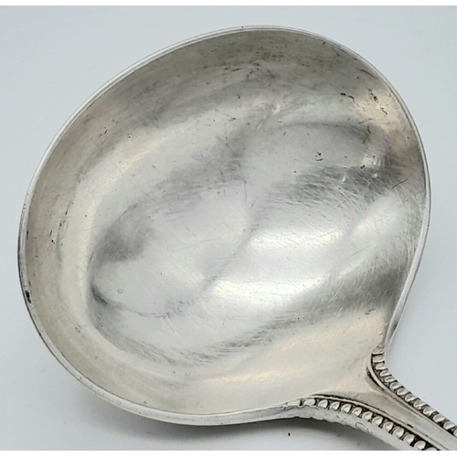 773B - An antique Silver plated Ladle.
Fully hallmarked and measures 19.5cm in length.
Weight: 91.36g