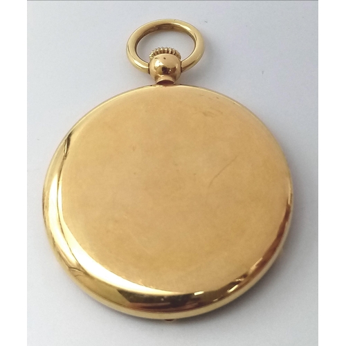 780B - A Tissot Gold Plated Pocket/Pendant Watch. 42mm diameter. 
Gilded dial with date window. Quartz move... 