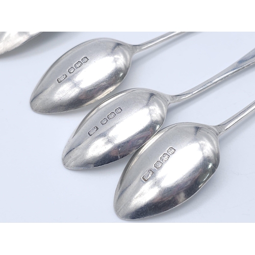 647B - Collection of 5x silver spoons, Total Weight: 65.33g