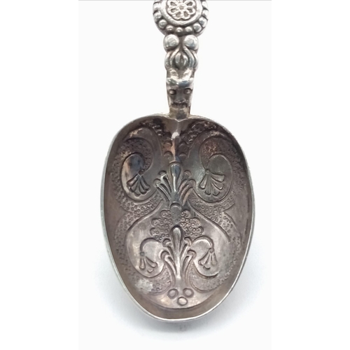 2X Antique Christening spoons. One with full Birmingham hallmark,1901