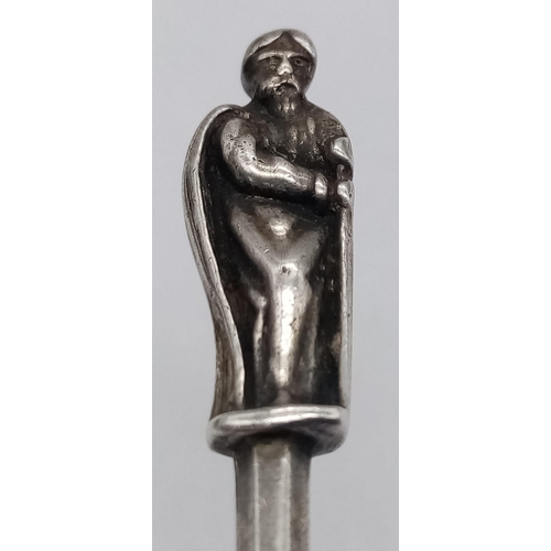 2X Antique Christening spoons. One with full Birmingham hallmark,1901