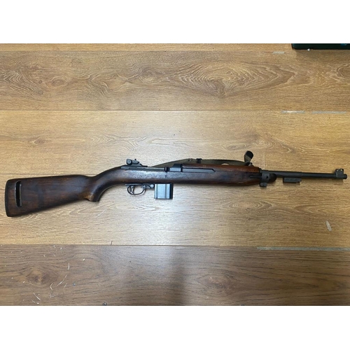 664B - A Deactivated USA M1 Carbine Assault Rifle - With Sling. Latest EU deactivation certificate. Maker -... 