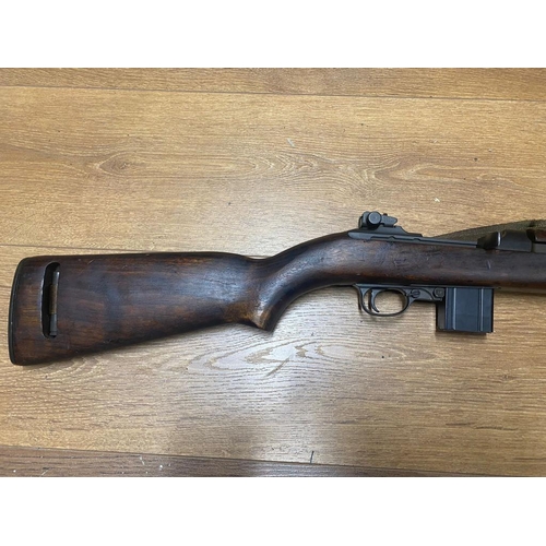 664B - A Deactivated USA M1 Carbine Assault Rifle - With Sling. Latest EU deactivation certificate. Maker -... 