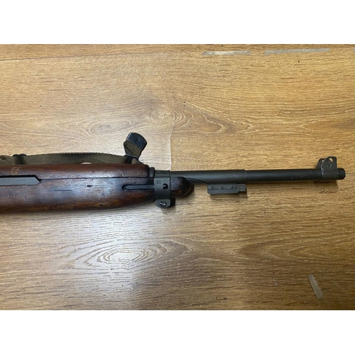 664B - A Deactivated USA M1 Carbine Assault Rifle - With Sling. Latest EU deactivation certificate. Maker -... 