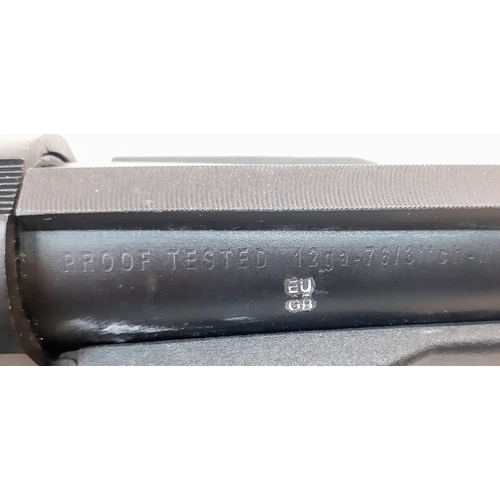 333 - A Deactivated Hatsan Arms 12 Gauge Shotgun. This Escort model has a moving bolt. Very good condition... 