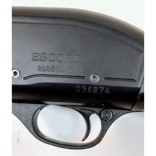 333 - A Deactivated Hatsan Arms 12 Gauge Shotgun. This Escort model has a moving bolt. Very good condition... 