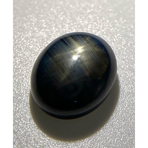 593 - A BLACK STAR SAPPHIRE 8.93CT
ref: 19 - S