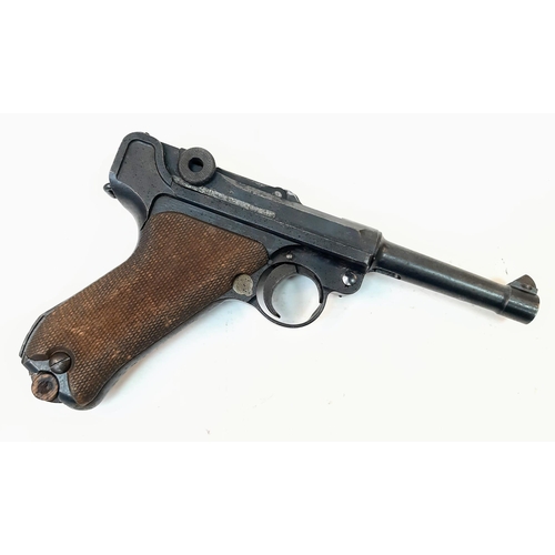 417 - A Deactivated 1915 German Luger P08 Pistol. 10cm barrel length, 9 x 19mm calibre. Comes with an EU d... 