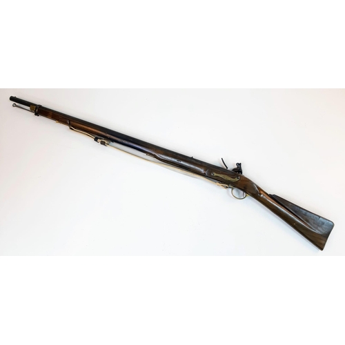 431 - A Deactivated Rare Enfield Tower Flint Lock Rifle. Comes with an EU deactivation certificate. Muzzle... 